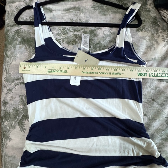 NWT Tommy Bahama Blue and White Sleeveless Maxi Dress - Picture 7 of 10